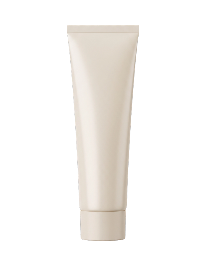 Hohe schlanke Tube Fußcreme